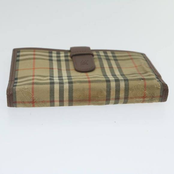 BURBERRY Nova Check Agenda Day Planner Cover Nylon Canvas Beige Auth hk1000 - Picture 6 of 16